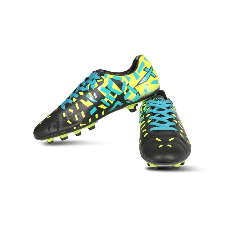 Vector X Acura Football Shoes for Men - Black - Green (UK 10)