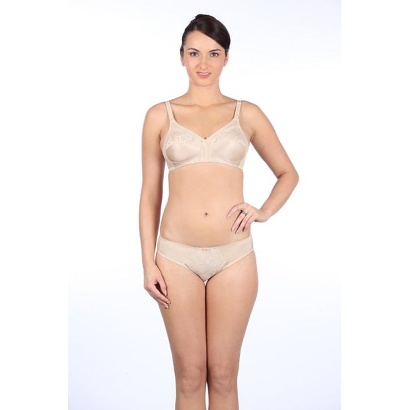 Triumph Claudette 103 Wireless Non Padded Full Coverage Support Classics Bra - Skin (34D)