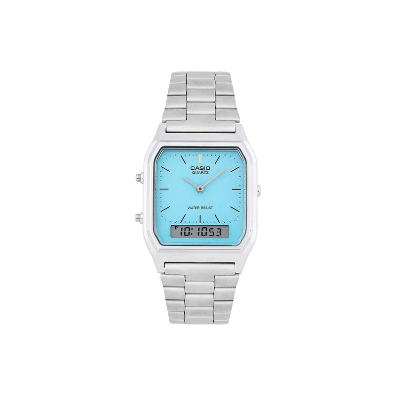Buy Casio Unisex Vintage Blue Dial Analog & Digital Watch - AQ