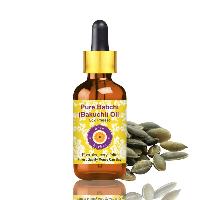 Deve Herbes Pure Babchi Oil For Anit-Aging, Hydrating, Even Skin Tone & Reducing Fine Lines