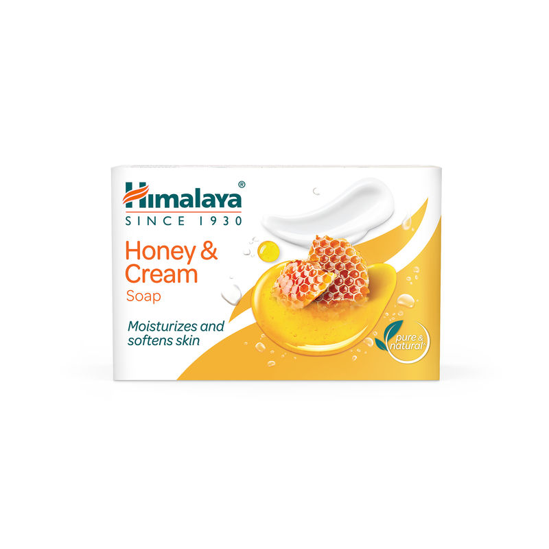 Himalaya Cream & Honey Soap Moisturizes and Softens Skin