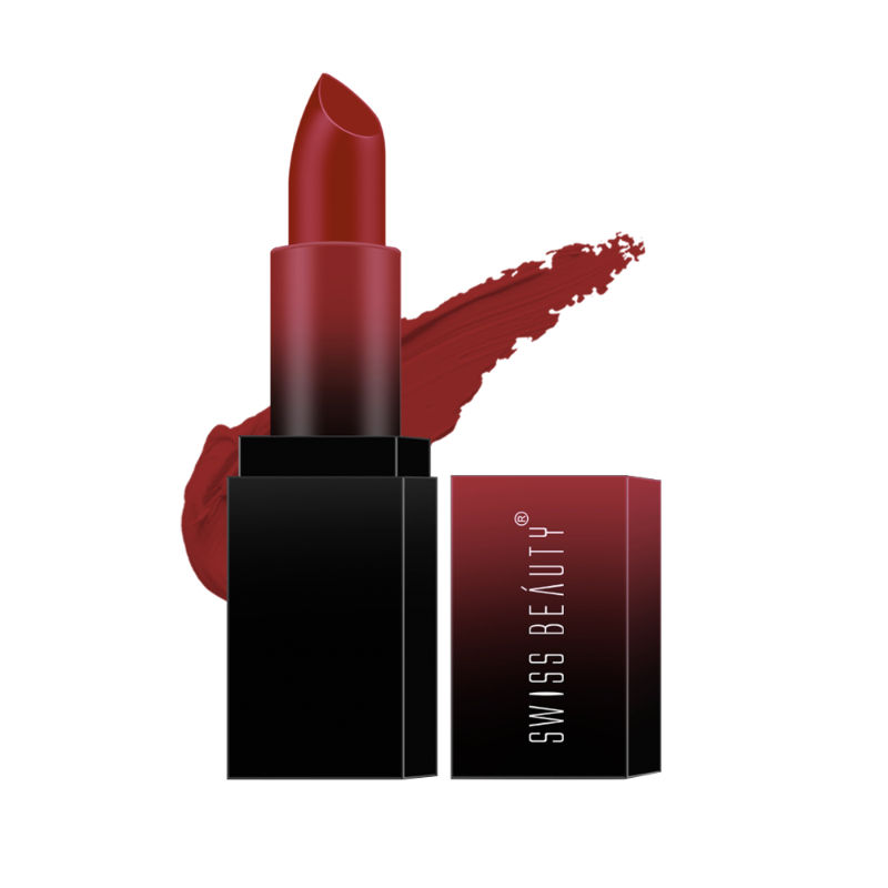 Swiss Beauty HD Matte Lipstick - 14 Pop Red