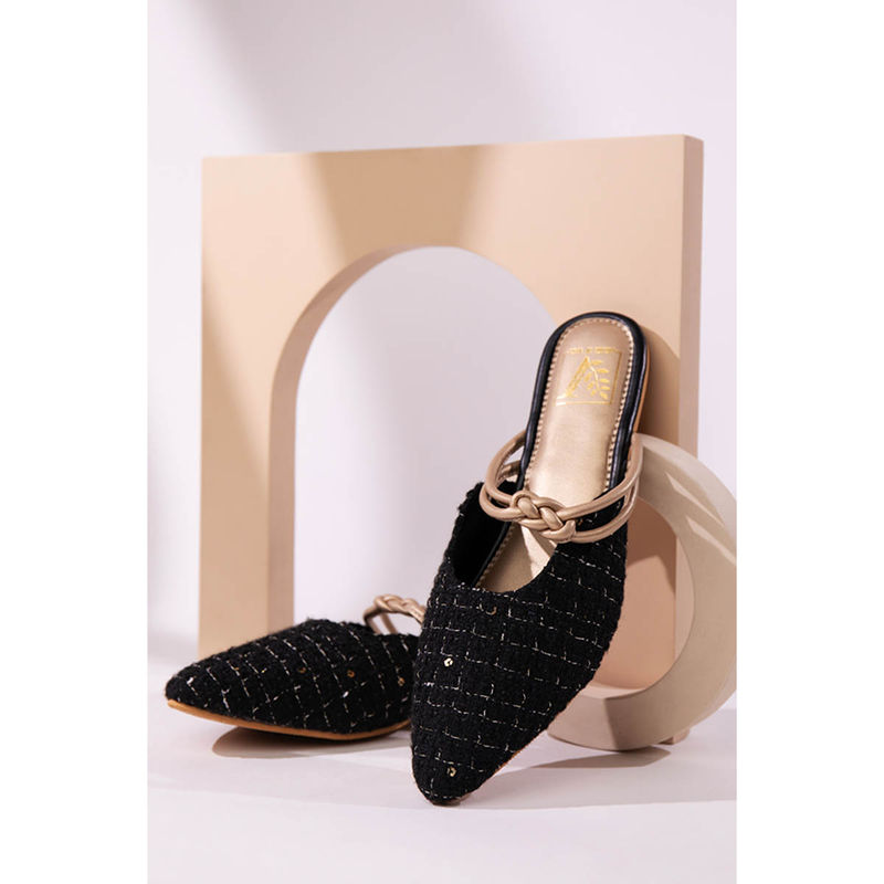 House of Vian Knot Me Up Mules for Women (EURO 36)