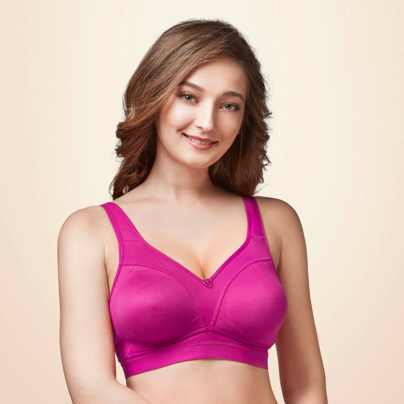 Trylo Omnimiser Woman Minimiser Bra - Raspberry (32D)