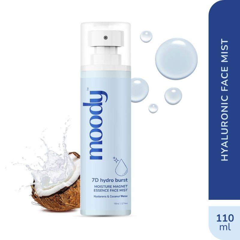 Buy Moody Face Mist & Essence Toner with Hyaluronic, Vitamin B5 & Rice ...