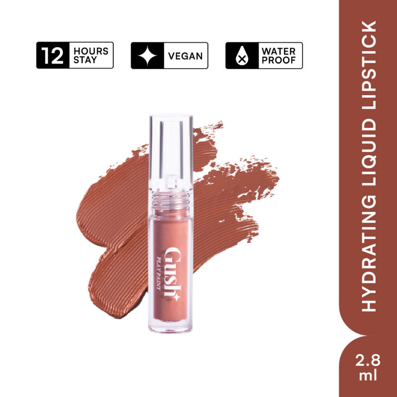 Gush Beauty Matte Liquid Lipstick - Vegan Long Lasting & Non-Drying - Work Of Art