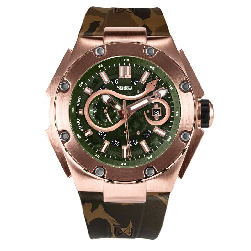 Buy NSQUARE Snake King Multifunction Round Luminous Dial Mens Watch G0471 N10.11 Camo M Online