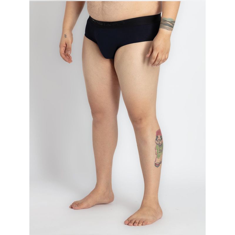 UNSIZED Mens Plus Size - Micro Modal Brief - Black (3)