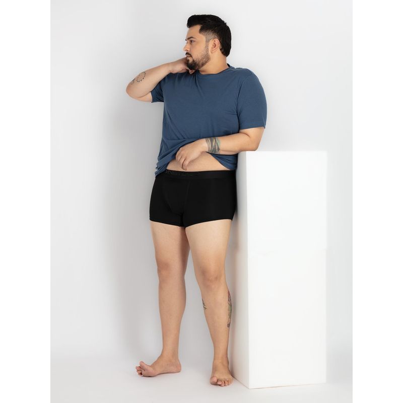 UNSIZED Mens Plus Size - Micro Modal Trunk - Navy Blue (3)