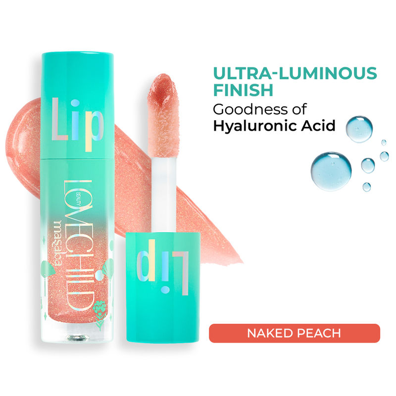 LoveChild Masaba Tinted Lip Oil With Shimmer - Naked Peach
