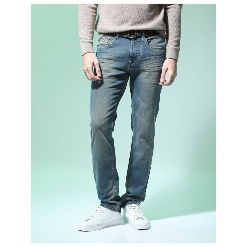 Flying Machine Blue Men Solid Jeans (36)