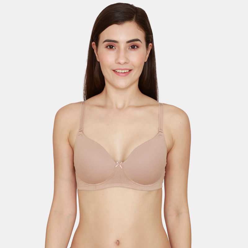 Poftik Non Wired Cotton Padded 3/4th Coverage Bra