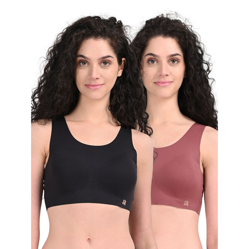 Adira Multi-Color Eze Fit Bra U Back (Pack of 2) (S)