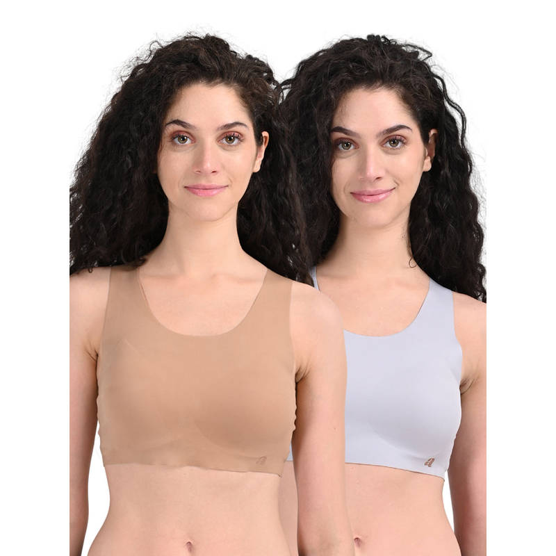 Adira Multi-Color Eze Fit Bra U Back (Pack of 2) (S)
