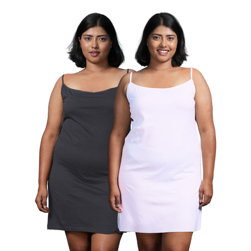 Adira Multi-Color Plus Size Kurti Camisole (Pack of 2) (3XL)