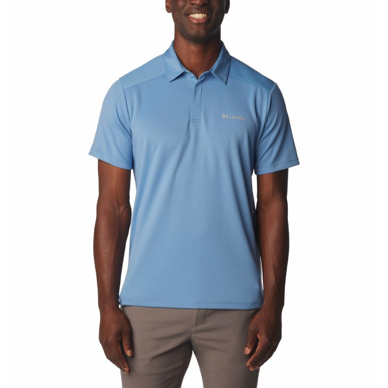 Chemise Columbia PFG Omni Freeze Homme – Manches Longues, Bleue, Taille 2XL