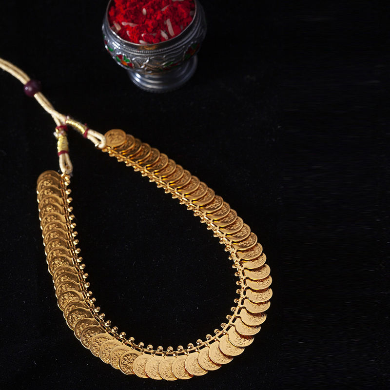 PANASH Gold-Plated Lakshmi Haar 