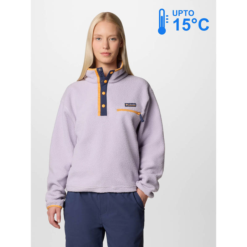 Columbia Women Purple Helvetia Pullover upto 15°c (L)