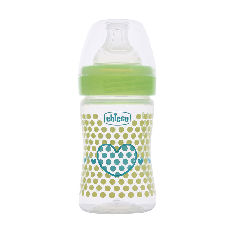 Chicco Well Being Feeding Bottle - Green