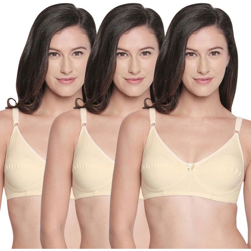 Bodycare B, C & D Cup Perfect Coverage Bra-Pack Of 3 - Nude (40D)