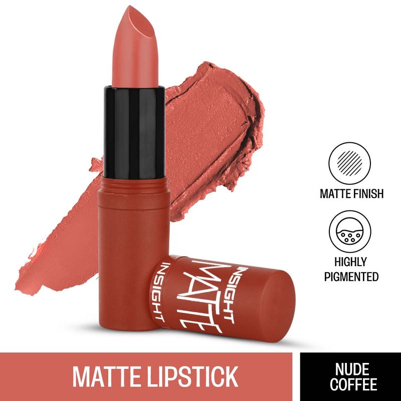 Insight Cosmetics Matte Lipstick - A2 Nude Coffee