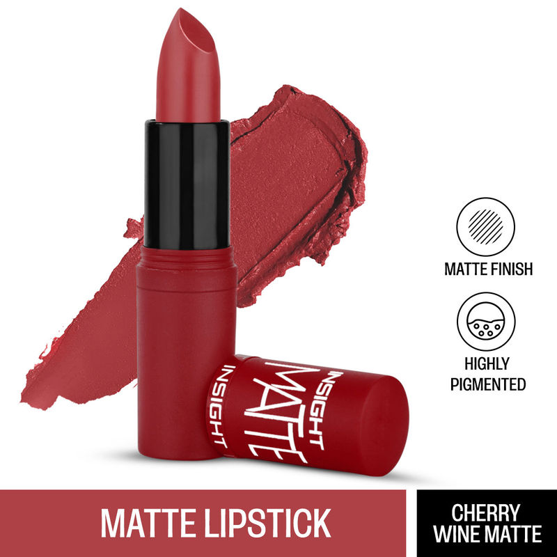 Insight Cosmetics Matte Lipstick - A3 Cherry Wine