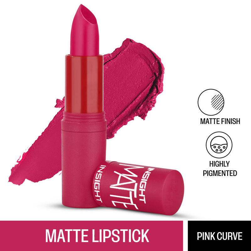 Insight Cosmetics Matte Lipstick - A9 Pink Curve