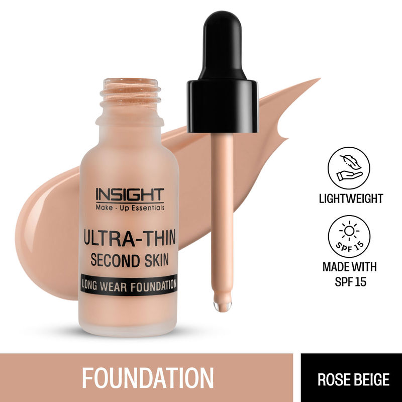 Insight Cosmetics Ultra-Thin Second Skin Long Wear Foundation - Rose Beige