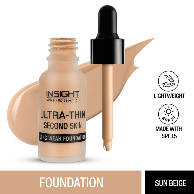 Insight Cosmetics Ultra-Thin Second Skin Long Wear Foundation - 03 Sunbeige