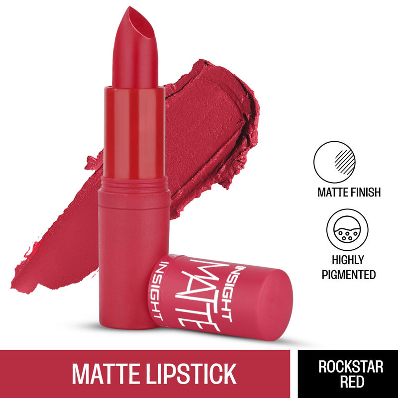 Insight Cosmetics Matte Lipstick - A15 Rockstar Red