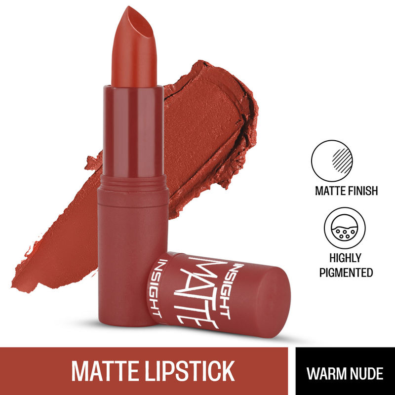 Insight Cosmetics Matte Lipstick - A16 Warm Nude