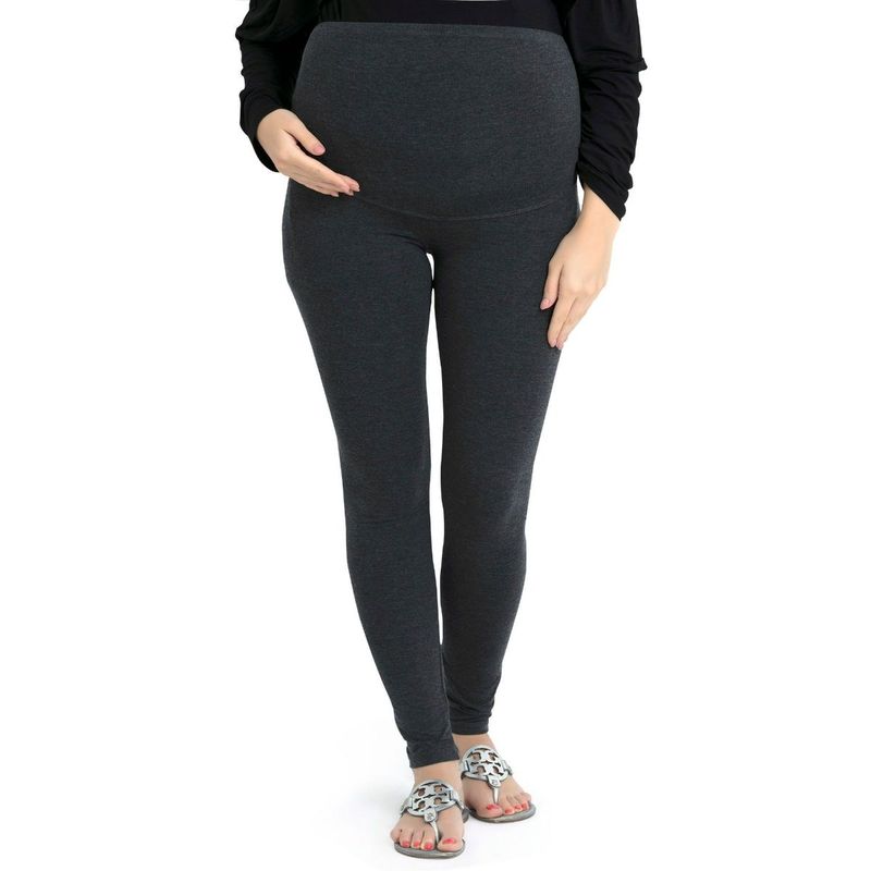 Blush9 Maternity Over The Bump Antra Black leggings (M)