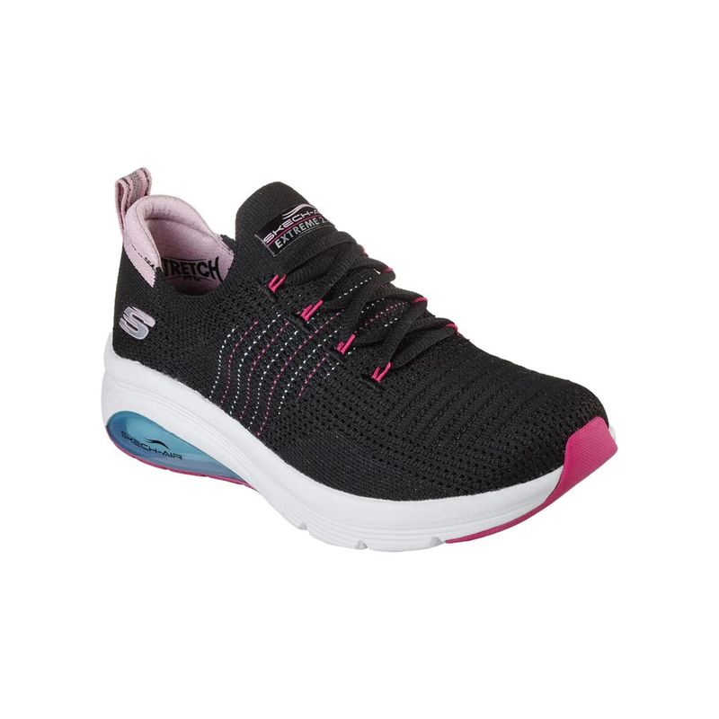SKECHERS Skech-Air Extreme 2.0-Timeles Black Skech Air Slip-On (UK 3)