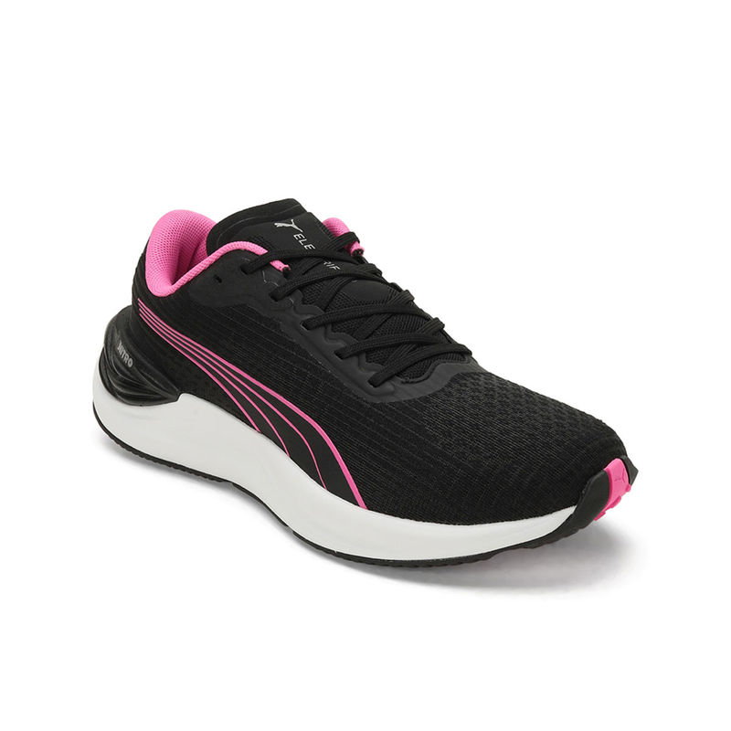 Puma Electrify Nitro 3 Womens Black Running Shoes (UK 3.5)