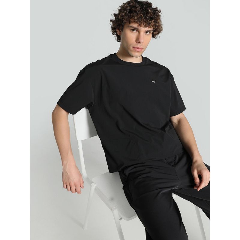 Puma MMQ Woven Mens Relaxed Fit T-shirt - Black (S)
