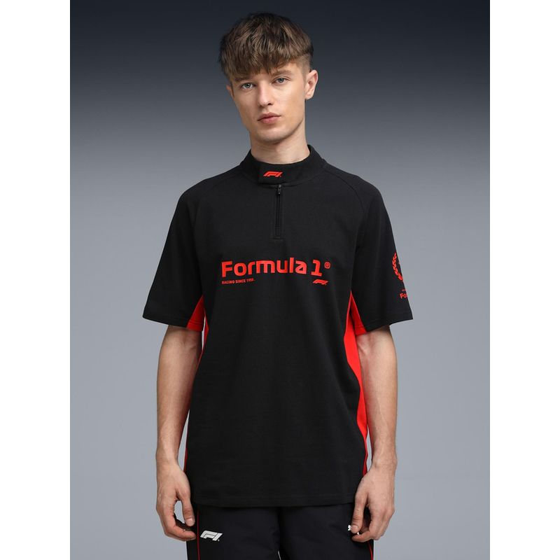 Puma F1 Polo 75yrs - Regular Mens T-shirt - Black (XS)