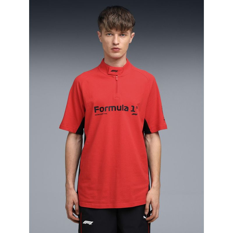 Puma F1 Polo 75yrs - Regular Mens T-shirt - Red (XS)
