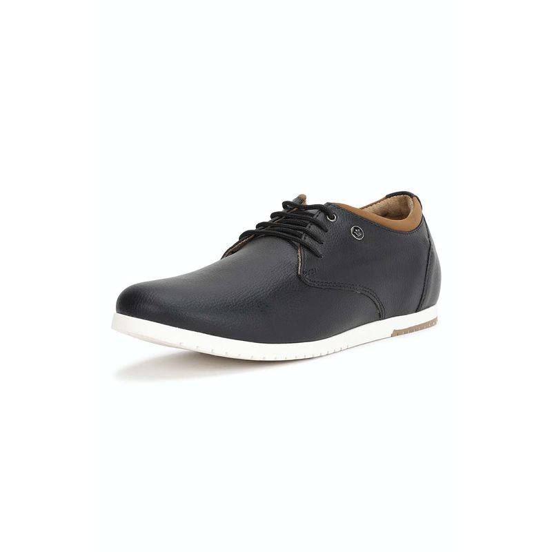 Louis Philippe Black Lace Up Shoes (UK 6)