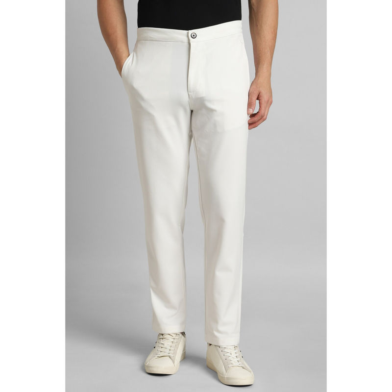 Simon Carter White Solid Trouser (32)