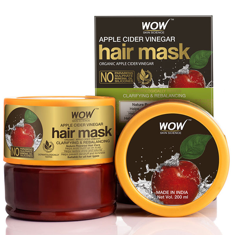 WOW Skin Science Apple Cider Vinegar Hair Mask: Buy WOW Skin Science Apple  Cider Vinegar Hair Mask Online at Best Price in India | Nykaa