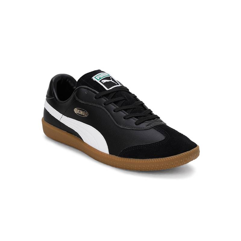 Puma KING 21 Indoor Turf Unisex Black Football Boots (UK 8)