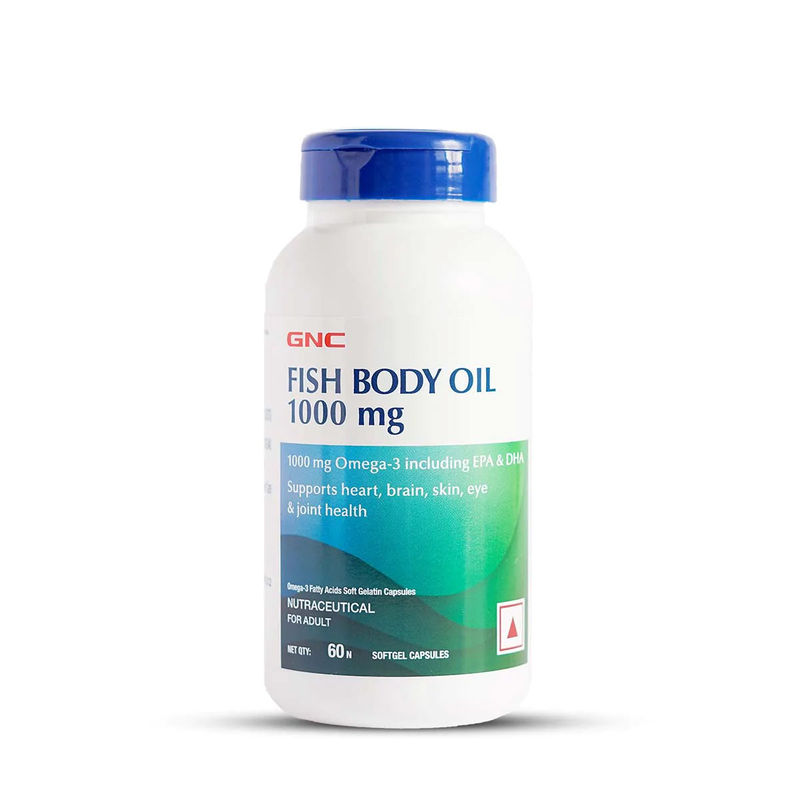 GNC Fish Oil Softgels for Men & Women