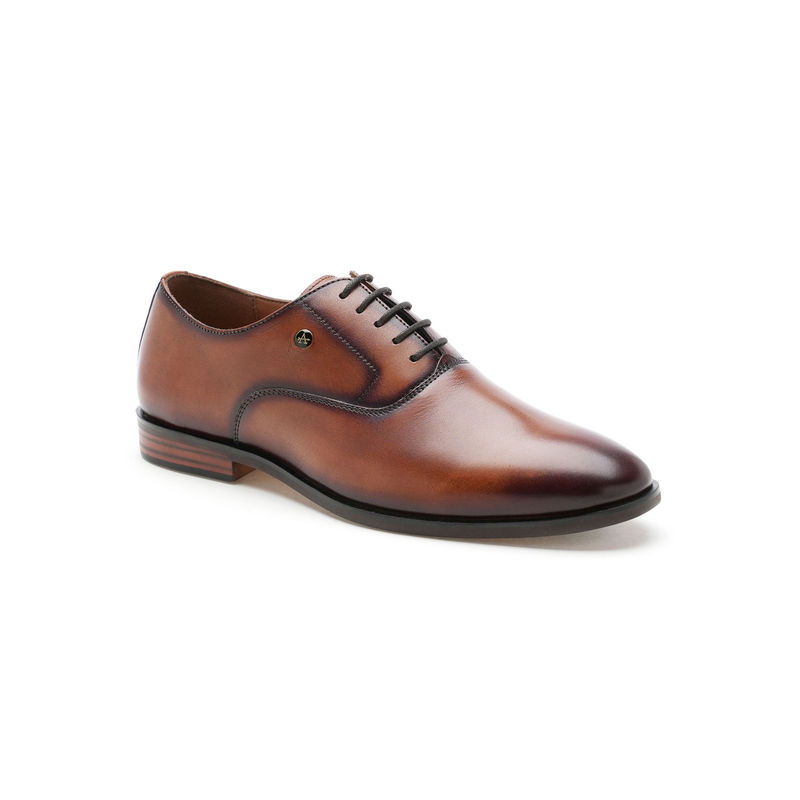 Arrow Mens PELICAN Tan Formal Shoes Oxfords (UK 7)