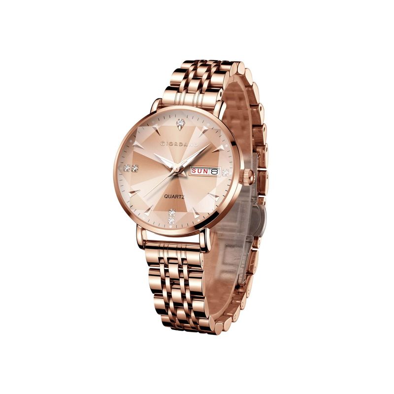 Buy Giordano Rose Gold Analog Watch for Women - GZ-60139-22