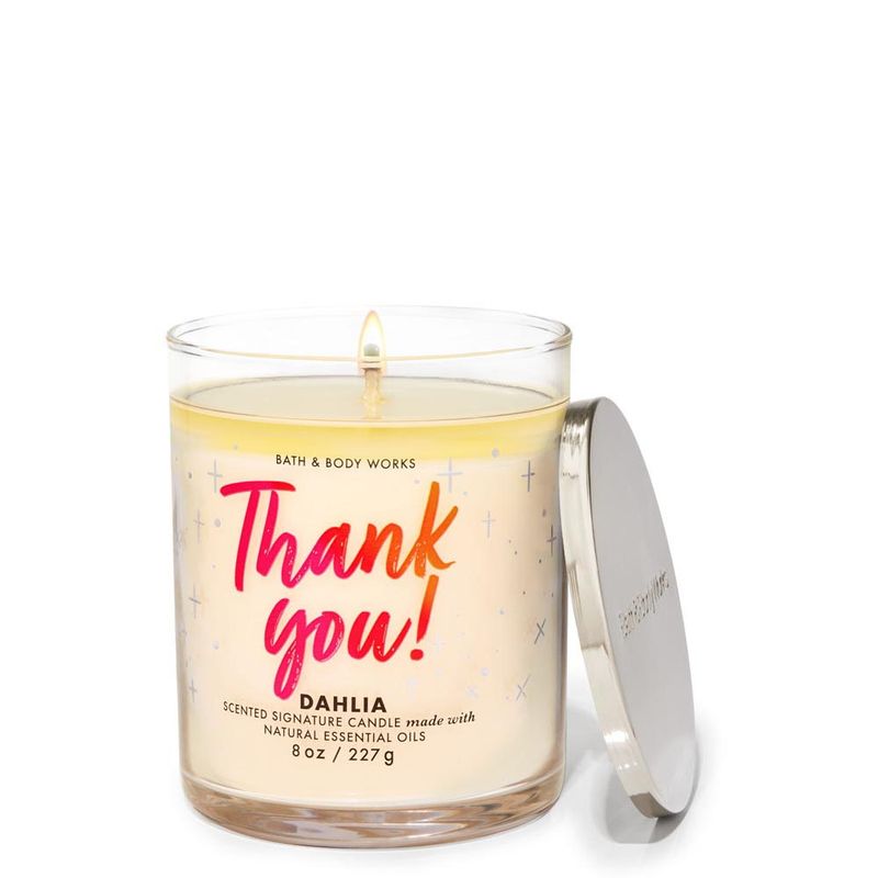 Buy Bath & Body Works Dahlia Signature Single Wick Candle Online