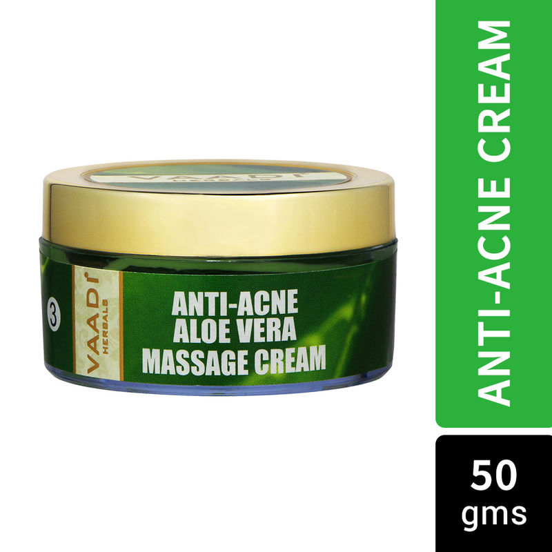 Vaadi Herbals Anti Acne Aloe Vera Massage Cream