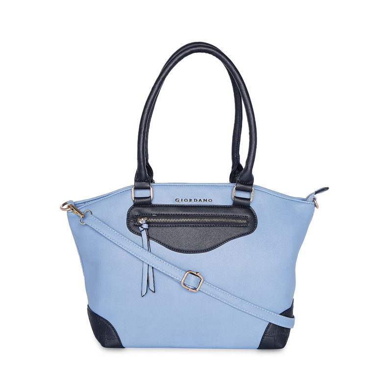 Giordano Blue Solid Tote Bag Buy Giordano Blue Solid Tote Bag Online