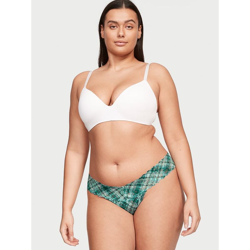 Victoria's Secret Green The Lacie Thong Panty (XS)