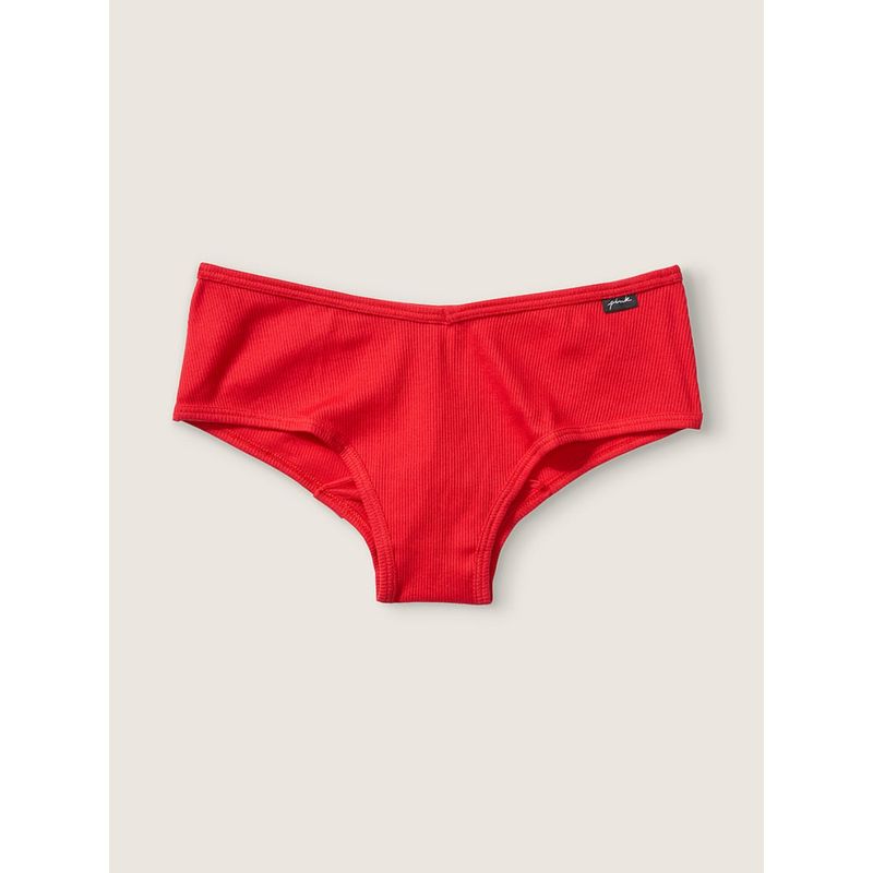 Victoria's Secret Red Cotton Cheekster Brief Panty (2XL)