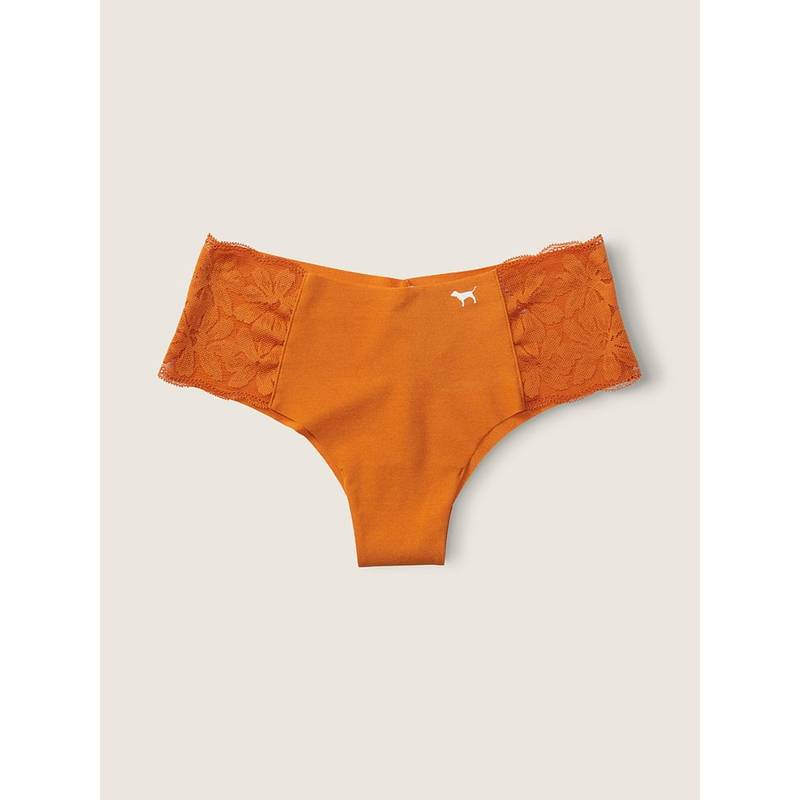 Victoria's Secret Orange No-Show Cheekster Panty (XS)